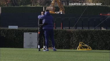 Inter, allenamento prima della trasferta a Madrid