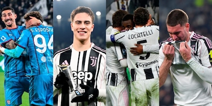 Juve-Cagliari, le istantanee più belle: Yildiz, due fucilate nella notte. Vlahovic, fa male