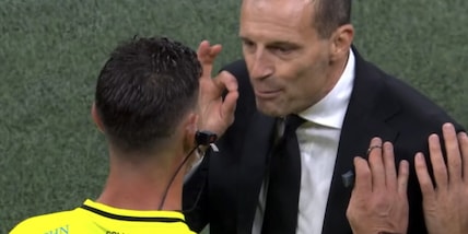 Allegri contro l'arbitro e il vice di Sarri: Milan-Lazio finisce male