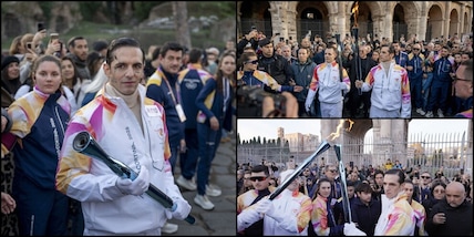 Achille Lauro tedoforo, delirio a Roma sotto il Colosseo