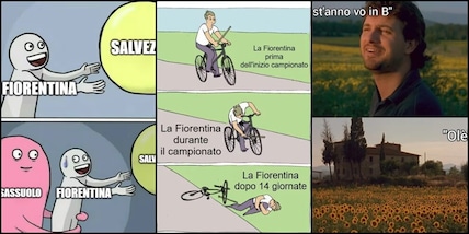 Fiorentina, centenario...in Serie B: il web non perdona e infierisce sull'incubo viola