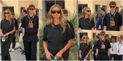 Sinner e Laila insieme ad Abu Dhabi per l’ultimo Gp della F1: le immagini sono virali