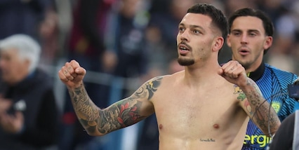 Roma ko a Cagliari, la decide Gaetano. Espulsione e rissa, è successo di tutto