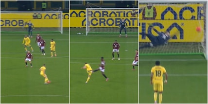 Rabiot la tocca pianissimo: l’assurdo gol durante Torino-Milan