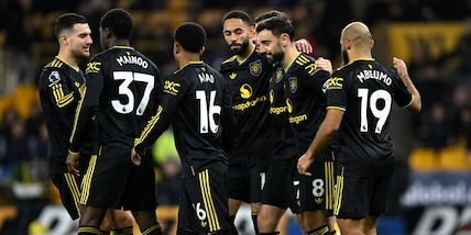 Il Manchester United travolge il Wolverhampton e vede l'Europa: è Bruno Fernandes show