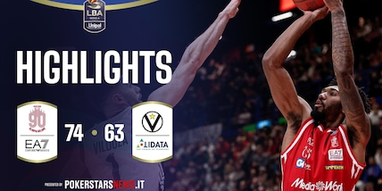 EA7 Emporio Armani Milano - Virtus Olidata Bologna | PokerstarsNews Highlights Serie A Unipol 2025/2026