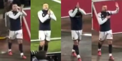 Bernardeschi, mano sul cuore e inchino ai tifosi Juve: dalla curva parte un coro