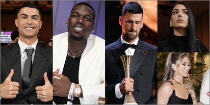 Pogba in bianconero, la promessa di Ronaldo e l'emozione di Georgina ai Globe Soccer Awards
