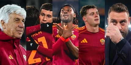 Soulé, Koné e Ferguson stendono il Genoa. La Roma abbraccia De Rossi