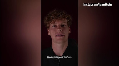 Tennis, buon 2026: il messaggio di auguri di Sinner