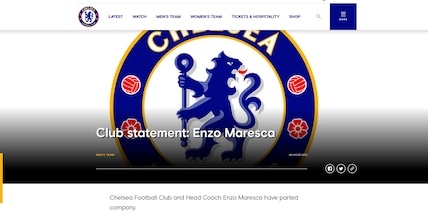 Ufficiale, Chelsea: Maresca non è più l'allenatore dei blues