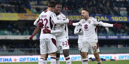 Il Toro sbanca 3-0 Verona: Simeone, Casadei e Njie le firme sul successo di Baroni