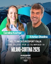 Lo spettacolo dei Giochi di Milano Cortina su Eurosport con Ghedina e Kostner