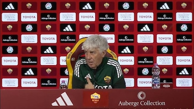 Gasperini: "Presenza della società è un grande segnale"