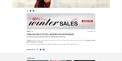 Ufficiale: Ibrahimovic jr lascia il Milan e passa all'Ajax