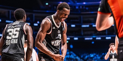 Gigante Niang, doppia doppia: felicità Virtus