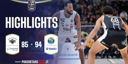 Dolomiti Energia Trentino - Vanoli Basket Cremona | PokerstarsNews Highlights Serie A Unipol 2025/2026