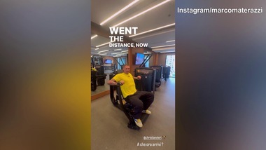 Materazzi suda in palestra e...attende Vieri