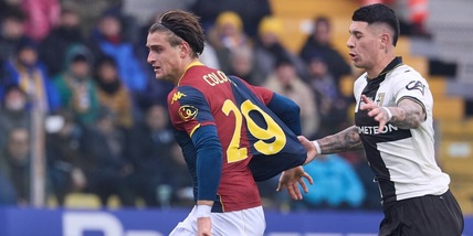 Colombo show a Parma, ma il Genoa manca il colpo salvezza. De Rossi a +6 dalla Fiorentina