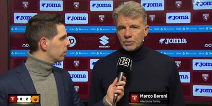Baroni dopo la sconfitta del Toro: "Ci è mancata energia. Quando affronti avversari come Dybala..."