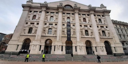 Borsa: Milano chiude in calo dell'1,32%, bruciati 14,4 miliardi