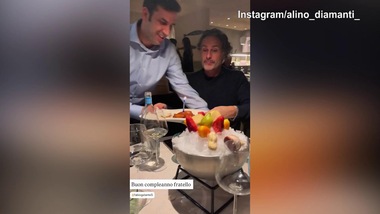 Diamanti e Galante festeggiano con...una torta