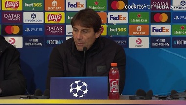Conte: "Non abbiamo giustificazioni per il secondo tempo odierno"