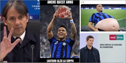 Da "Non sapevo di giocare in Champions" a "Lautaro alza la Coppa": Inter ko e social scatenati