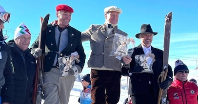 Vialattea: seconda edizione del Raduno “Sciatori d’epoca"