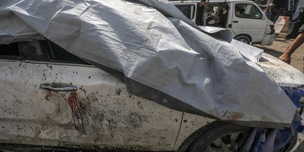 Media Gaza, 'colpita auto da raid Israele, 5 vittime tra cui tre reporter'