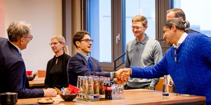 Visita a sorpresa di Pier Silvio Berlusconi a ProSiebenSat.1