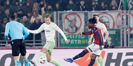 Europa League: il Bologna soffre e va sotto, poi riacciuffa il Celtic