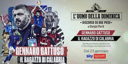 Sky: Porrà racconta Gattuso, “il ragazzo di Calabria"