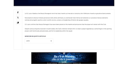 Lazio, colpo di scena incredibile: tolto Romagnoli dal mercato!