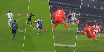 David sblocca Juve-Napoli così, e che giocata di Locatelli!