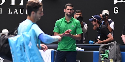 Djokovic ammette: "Ero pronto ad andare a casa, il migliore è stato Musetti. Gli auguro di guarire presto"