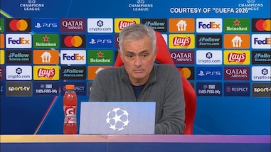 Mourinho: "Mi era stato detto che andava bene anche il 3-2"