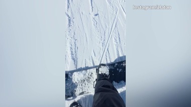 La domenica di Ibrahimovic è...sulla neve