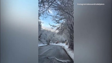Del Piero viaggia nella neve