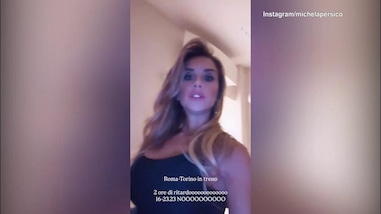 Michela Persico si sfoga: "Treno in ritardo di due ore, qualcosa non funziona"