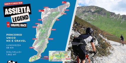 Il percorso dell’Assietta Legend & Gravel Race 2026