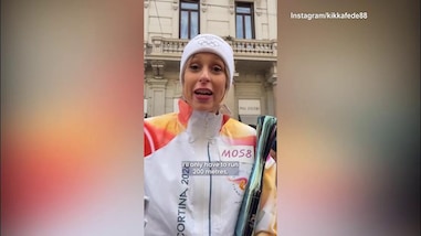 Pellegrini con la Fiamma Olimpica: "Sempre brava nei 200 metri"