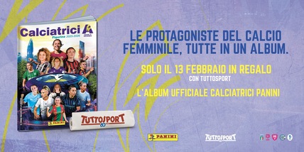 Album Panini “Calciatrici 2025-2026”, il 13 febbraio in omaggio con Tuttosport