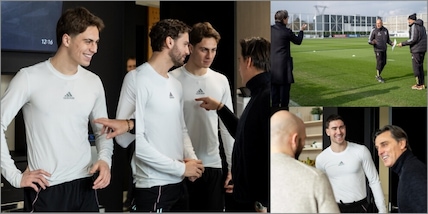 Carramba! Che sorpresa: alla Continassa c'è Montella. E Yildiz se la ride