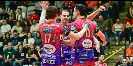 Champions League: Perugia liquida la pratica Praga in tre set