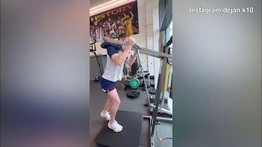 Kulusevski, duro lavoro in palestra