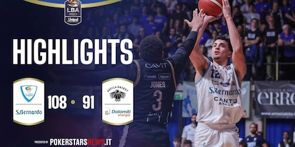 Acqua S.Bernardo Cantù - Dolomiti Energia Trentino | PokerstarsNews Highlights Serie A Unipol 2025/2026