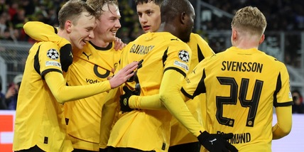 L'Atalanta cade a Dortmund: Guirassy-Beier gol, Palladino ko. Rimonta Psg, il Real batte il Benfica