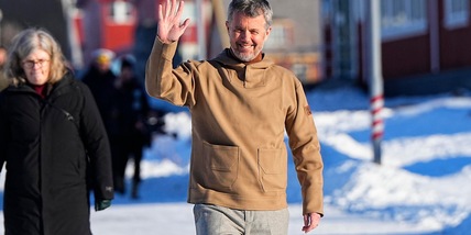 Il re di Danimarca in Groenlandia per dimostrare il sostegno