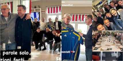 Reunion Juve: gli eterni ragazzi del '96 da Lippi. Lo scatto con Del Piero e il regalo di Pessotto